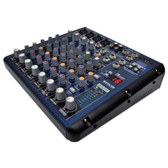 Kevler Original 8 Channel Audio Sound Mixer with DSP Effect, USB, Bluetooth,MP3 SMR-8BT