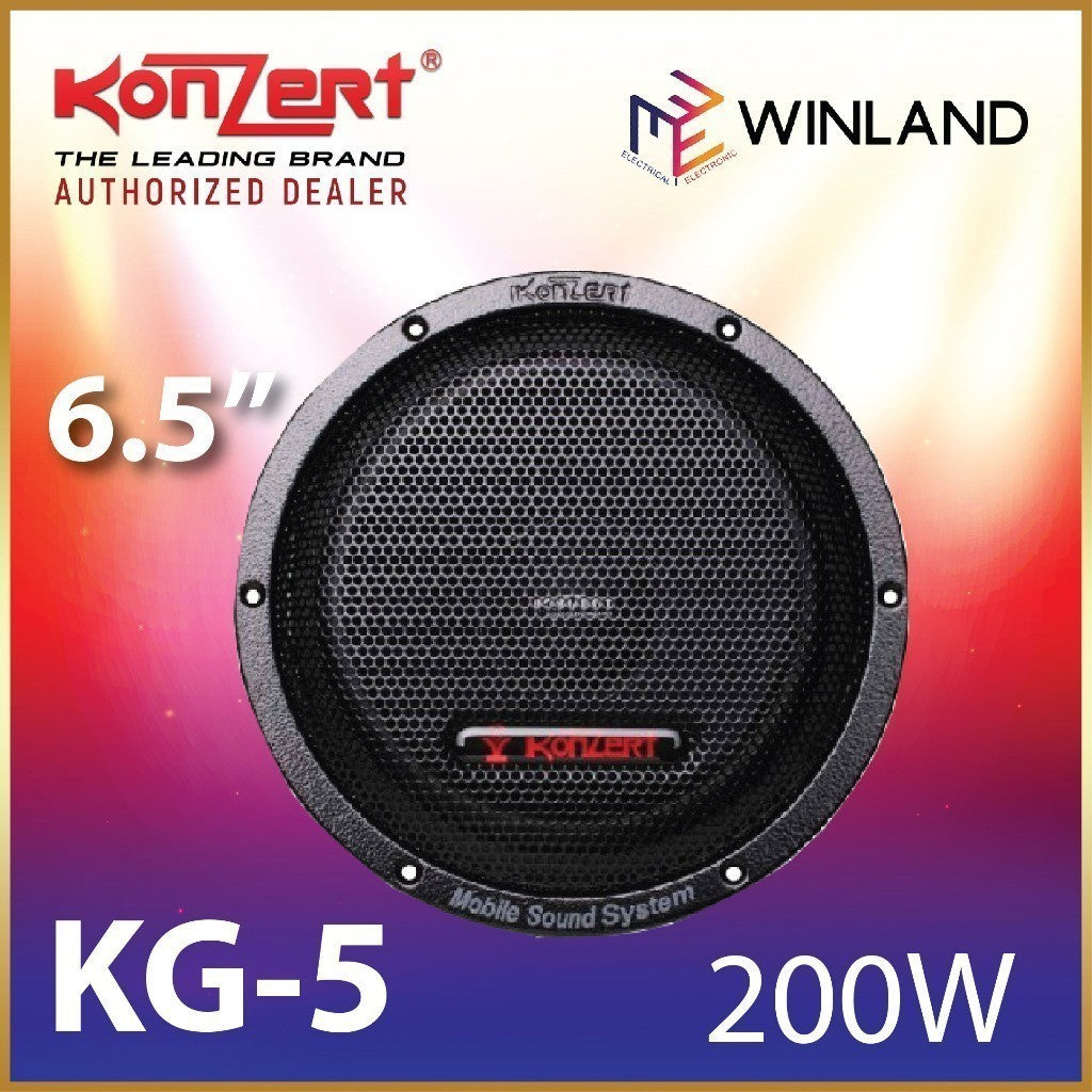 Konzert 6inch 200 watts Subwoofer Speaker KW-660M (1)piece per order