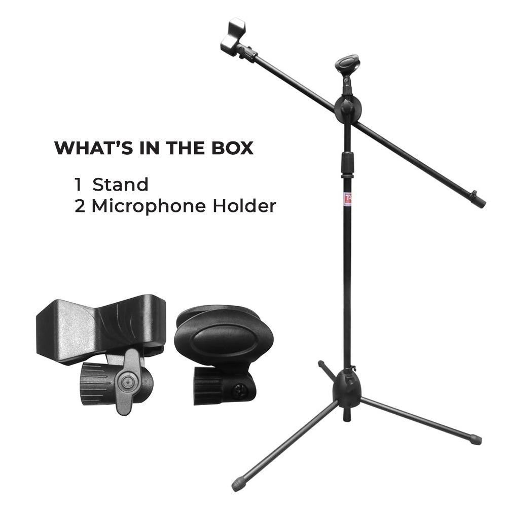 Titanium Audio TA15B Professional Boom Microphone Stand with Tripod Base