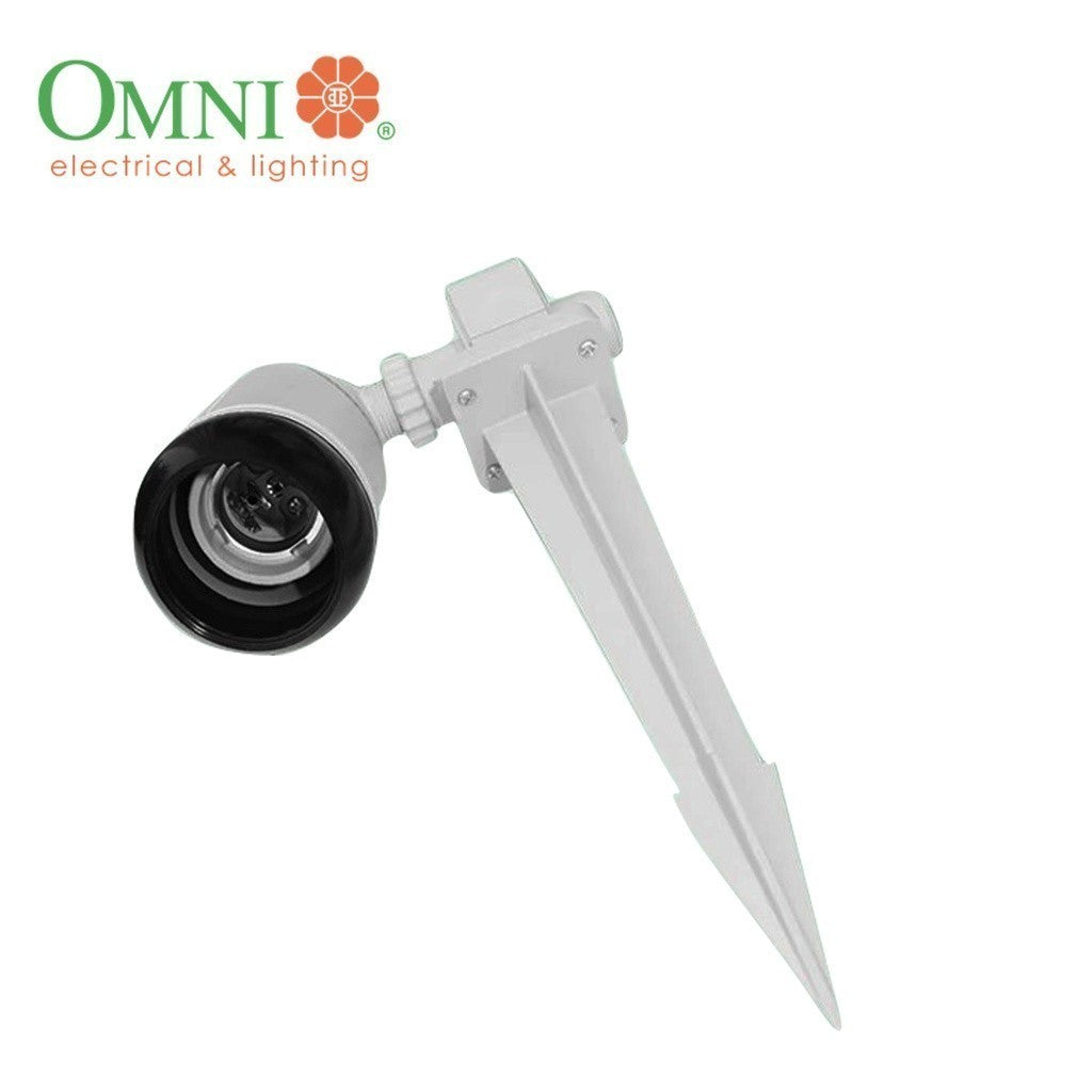 Omni Deluxe Weatherproof Lamp holder Max 130W 250V 4A E27-GWH