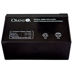 Omni by Winland Sealed Lead Rechargeable Acid Battery 12V 9Ah