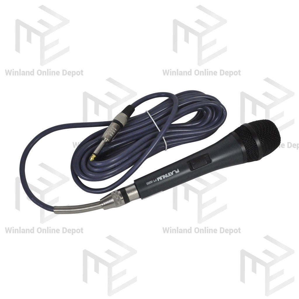The Platinum PT-5000 Wired Microphone Mic (Black)  10meters Microphone wired PT-5000 *WINLAND*