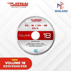 Platinum KS-5 KS-10 KS-40 Junior Lite Junior 2 K-Box 2  CD: VOLUME 18 (DEC 2021 Release) KS5 KS10 KS