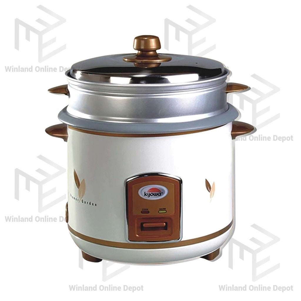 Kyowa Rice Cooker 1.5 Liter / 8 cups w/ Keep Warm System & Steamer KW-2023