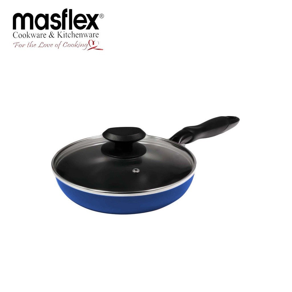 Masflex by Winland Non-stick Induction Stir Fry Pan with Glass Lid 26cm NS-CX-803