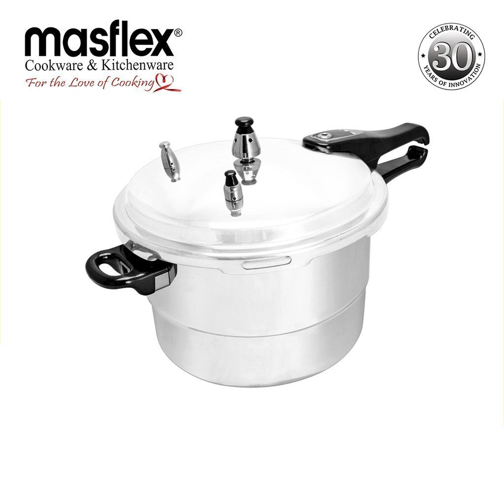 Masflex by Winland Non-stick Induction 7L Pressure Cooker with Steamer PC-7 Suitable to All Stove