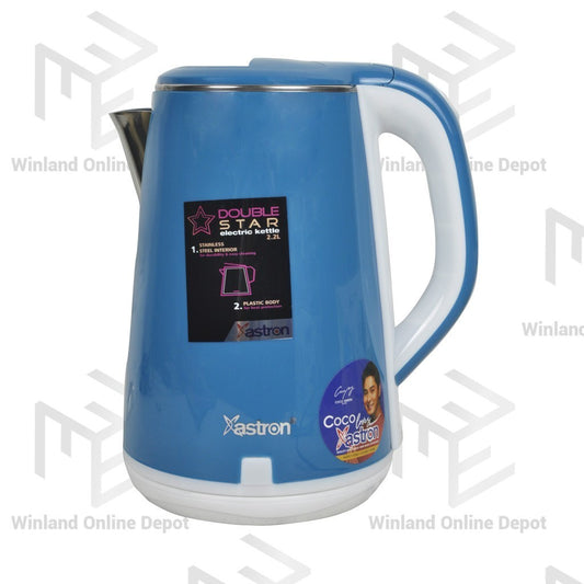 Astron by Winland Double Star Double Layer Electric Kettle Water Heater 2.2L 1800watts