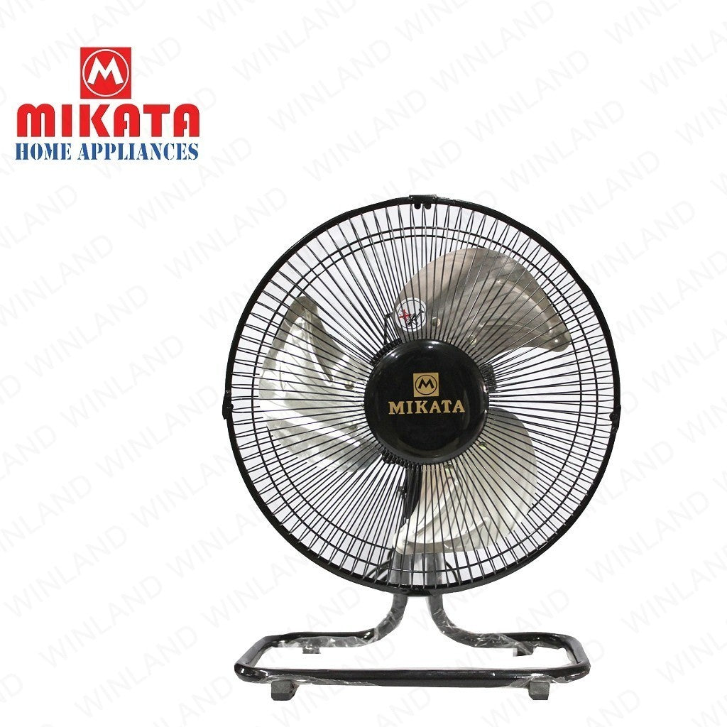 Mikata 12 Inches Ground Fan Electric Fan 40W (3-Metal Blade) MIK-1220-GFS(BLK)