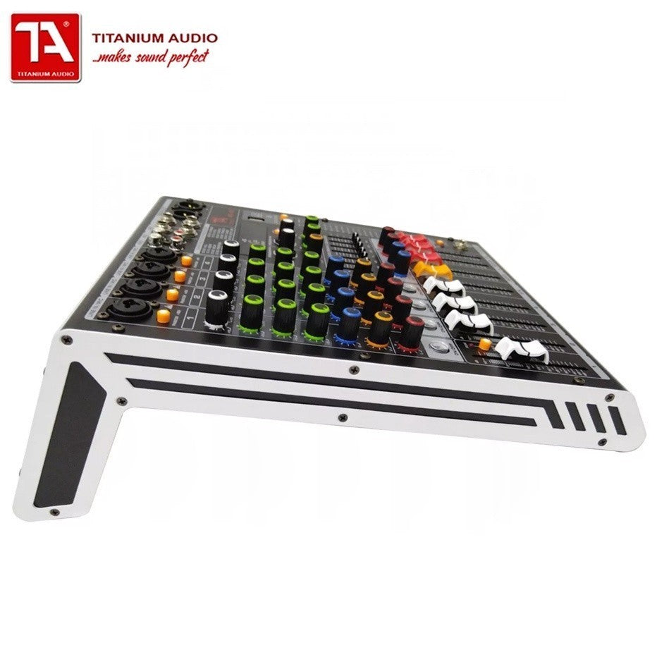 Titanium Audio MG-4BT 4 Channel Audio Mixer with 7-Band Equalizer 32DSP w/ USB AUX BT