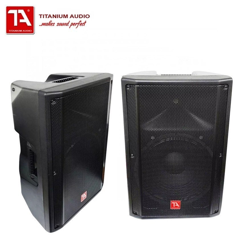 Titanium Audio 1pc 12 Inch 2-way Active Powered Plastic Cabinet Moulded 700Watts