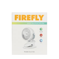 Firefly 3-speed Portable Clip-on Fan FEL805