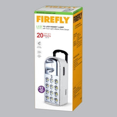 Firefly by Winland 12 LED Handy Lamp w/ Torch Light & USB Phone Charger FEL538