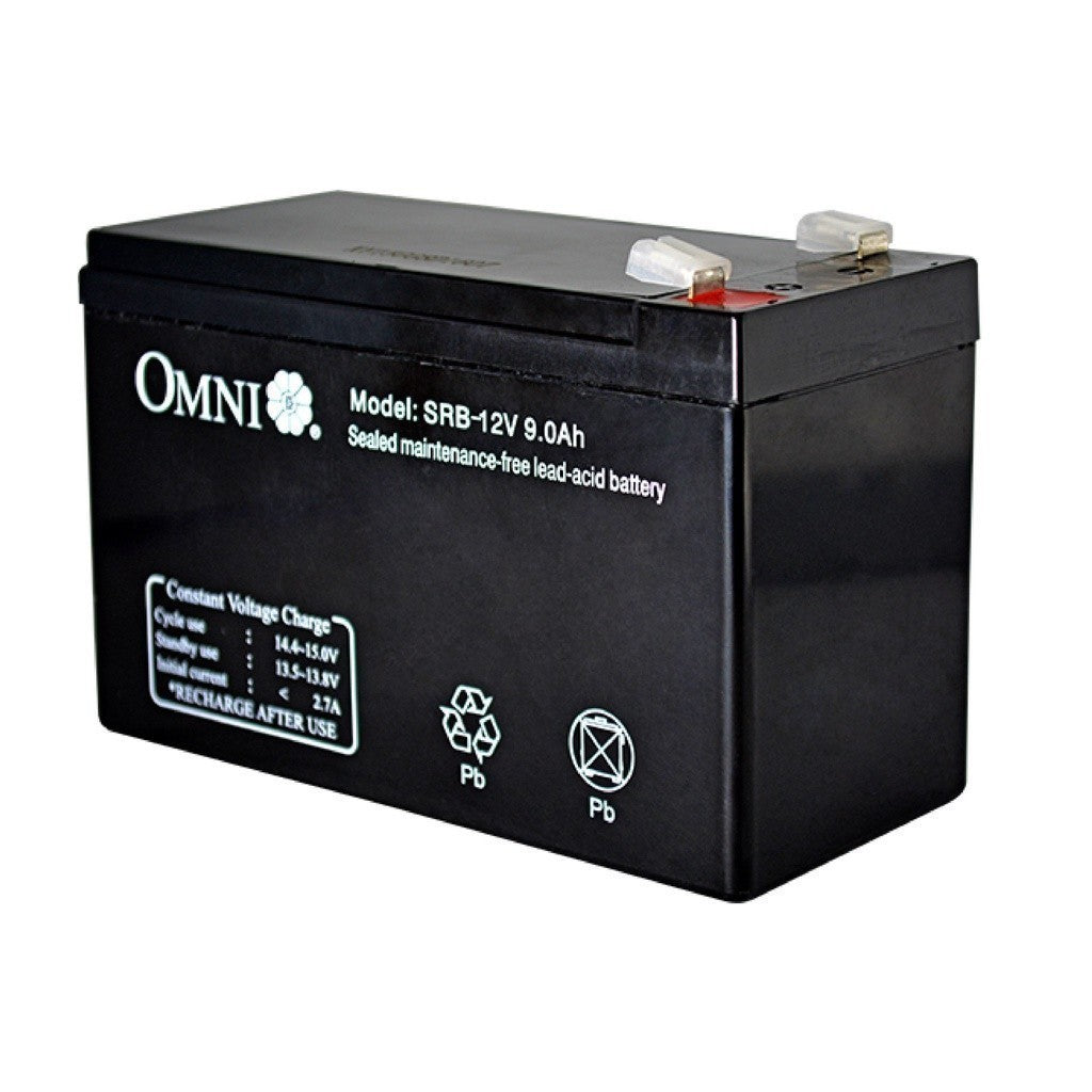 Omni Sealed Lead Rechargeable Acid Battery 12V 9Ah