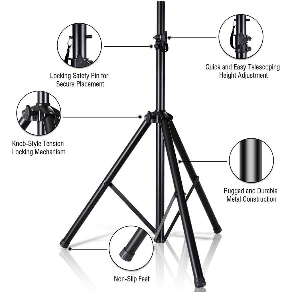 Winland Premium Metal Tripod Speaker Stand Max 25Kg / 65.9 Inches
