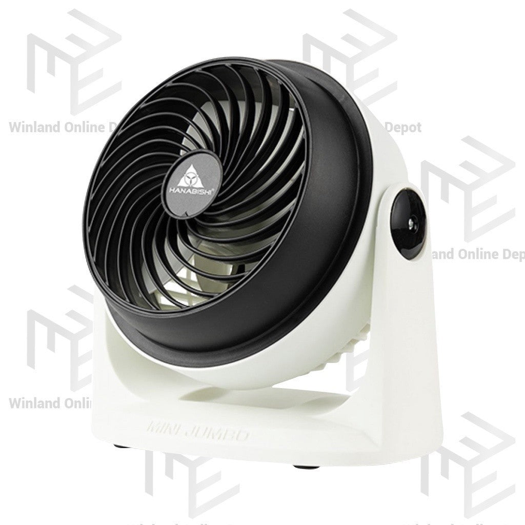 Hanabishi Mini Jumbo Desk Floor Fan High Velocity Cool Electric Fan 7" HMJF-7