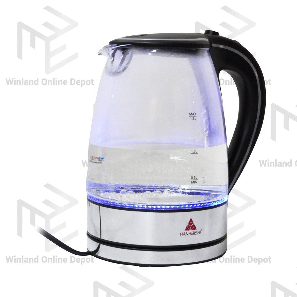 Hanabishi Electric Kettle Water Heater 1.8L/2000w HWK118GL