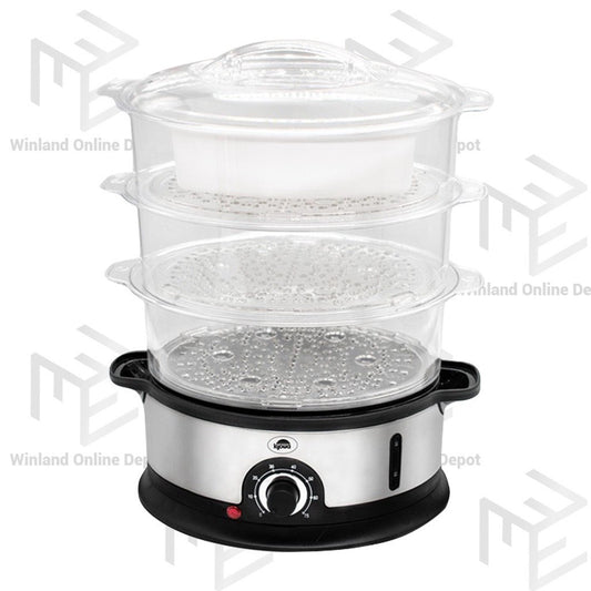 Kyowa by Winland 9L Electric Food Steamer for Steam Cook Re-Heat KW-1904