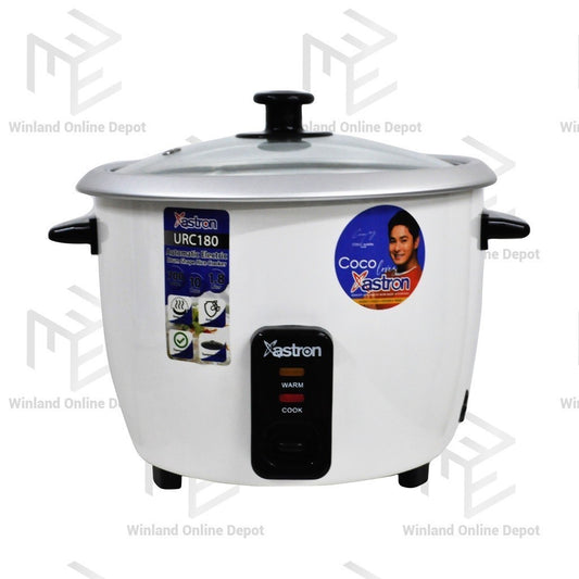 Astron by Winland Automatic Electric Drum Shape Rice Cooker 1.8L | 10 Cups 700W URC-180