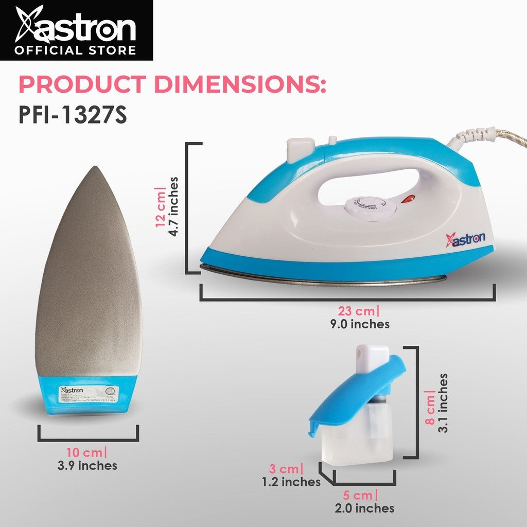 Astron by Winland Automatic Flat Iron for Clothes / Electric Iron 1200watts PFI-1327F