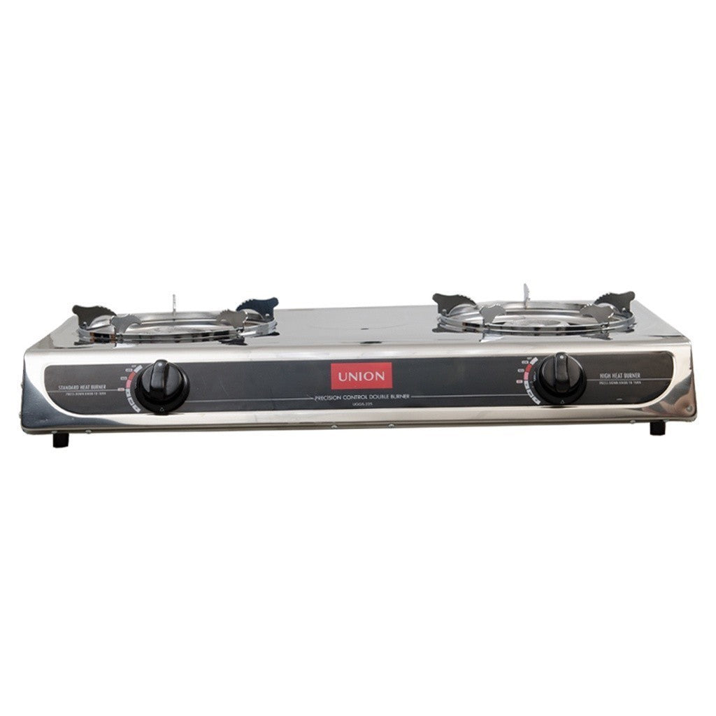 Union Stainless top Double Burner Gas Stove with Precision Heating UGGS-225