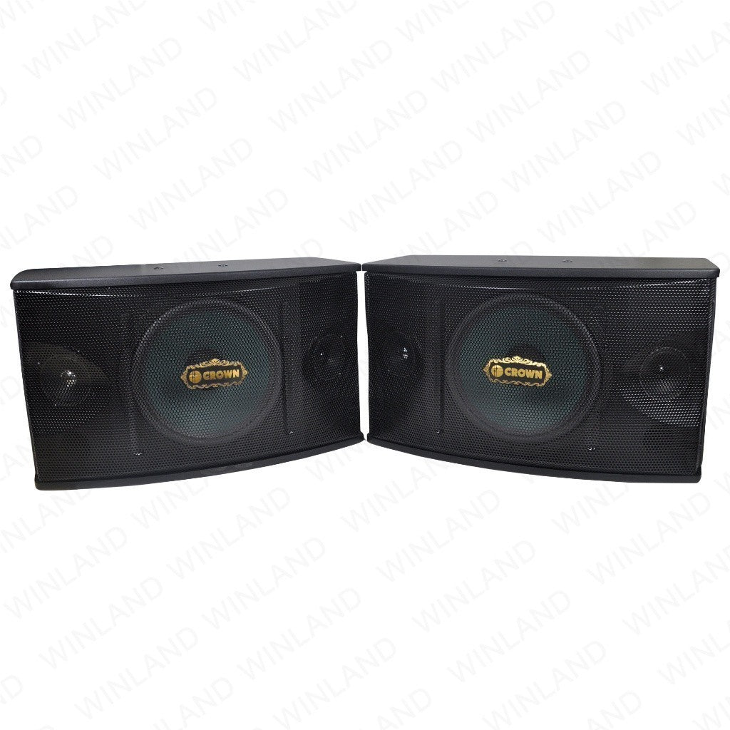 Crown by Winland 2pcs 3-Way Karaoke Speaker System 500 Watts BF-105