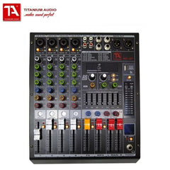 Titanium Audio MG-4BT 4 Channel Audio Mixer with 7-Band Equalizer 32DSP w/ USB AUX BT