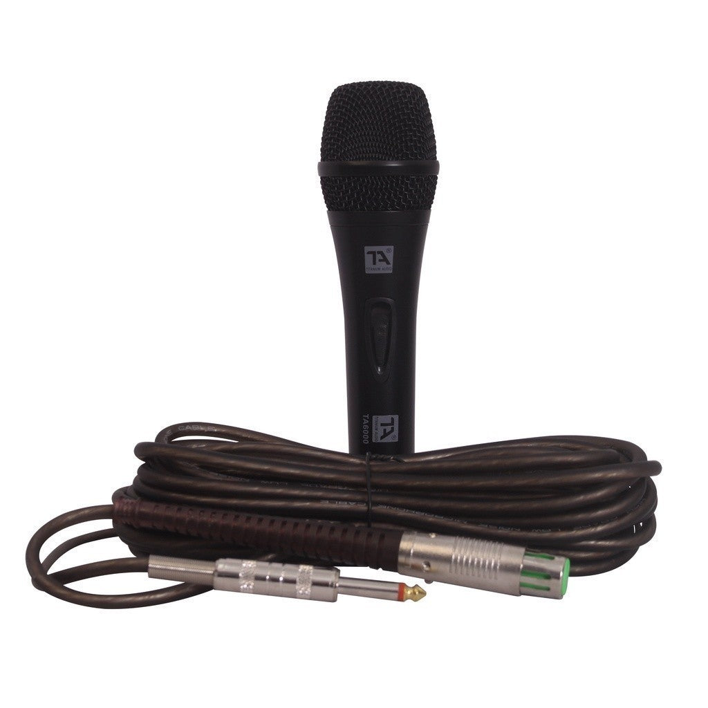 Titanium Audio TA6000 Wired Microphone for Videoke/Karaoke Mic