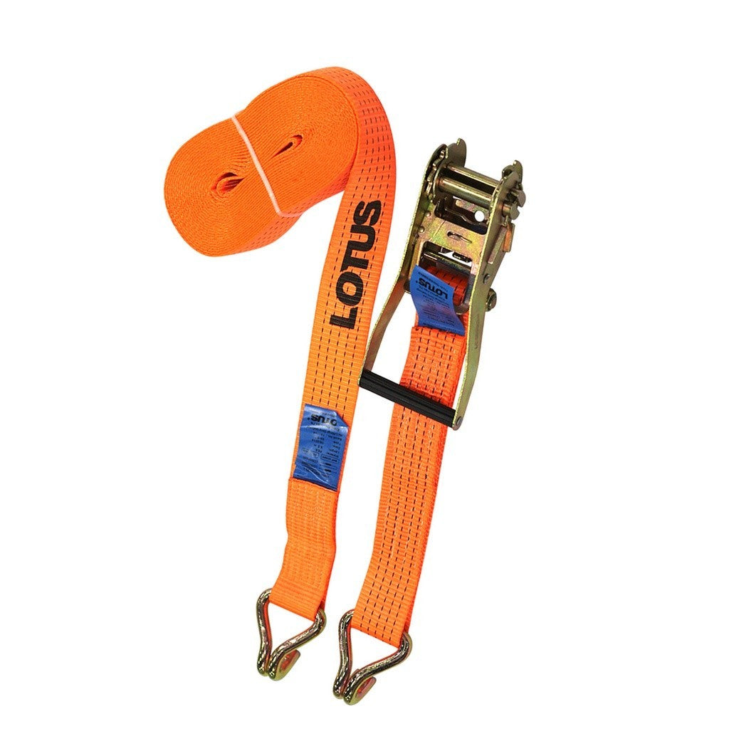 Lotus by Winland 8m Ratchet Straps Tie Down Hold Secure Cargo Straps 3T x 8M LTSX38-8RT