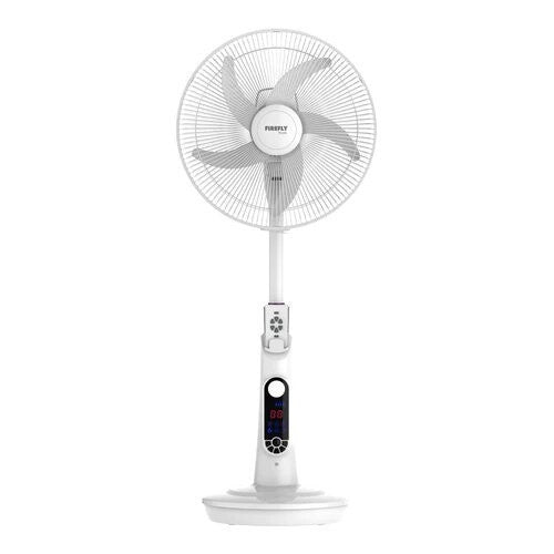 Firefly by Winland Rechargeable 16inch Fan with Digital LED Light Display and Remote Control-FEL633