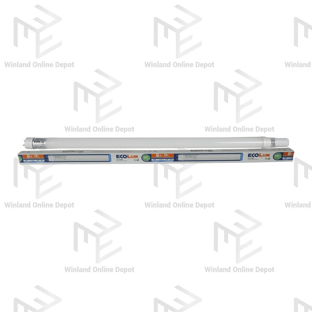 Ecolum by Winland 8 Watts LED T8 Tube Daylight CFS01T8DL08