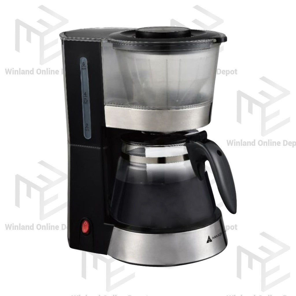Hanabishi by Winland Original 10-12cups Modern Ergonomic Coffee Maker | Coffee Machine 800w HCM45GCM