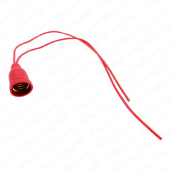 Omni by Winland Pigtail / E12 Socket 2A 250V ~ Red E12-102(RED)