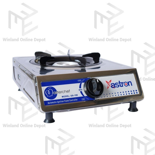 Astron by Winland Heavy Duty Single Burner Gas Stove Stainless Body