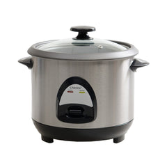 Union 1.8Liters Tempered Glass Stainless Rice Cooker serves 8-10cups w/o Steamer UGRC-235