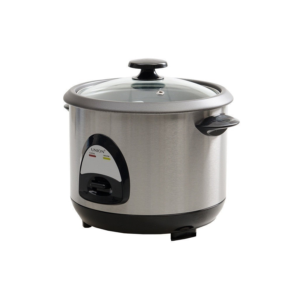 Union 1.0Liters Tempered Glass Stainless Rice Cooker UGRC-135