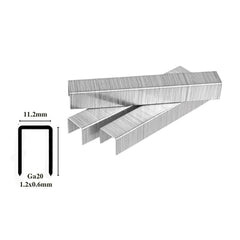 Ingco Crown Staple Set of 5000pcs 6mm-13mm | Ga20,1.2 SOLD per box