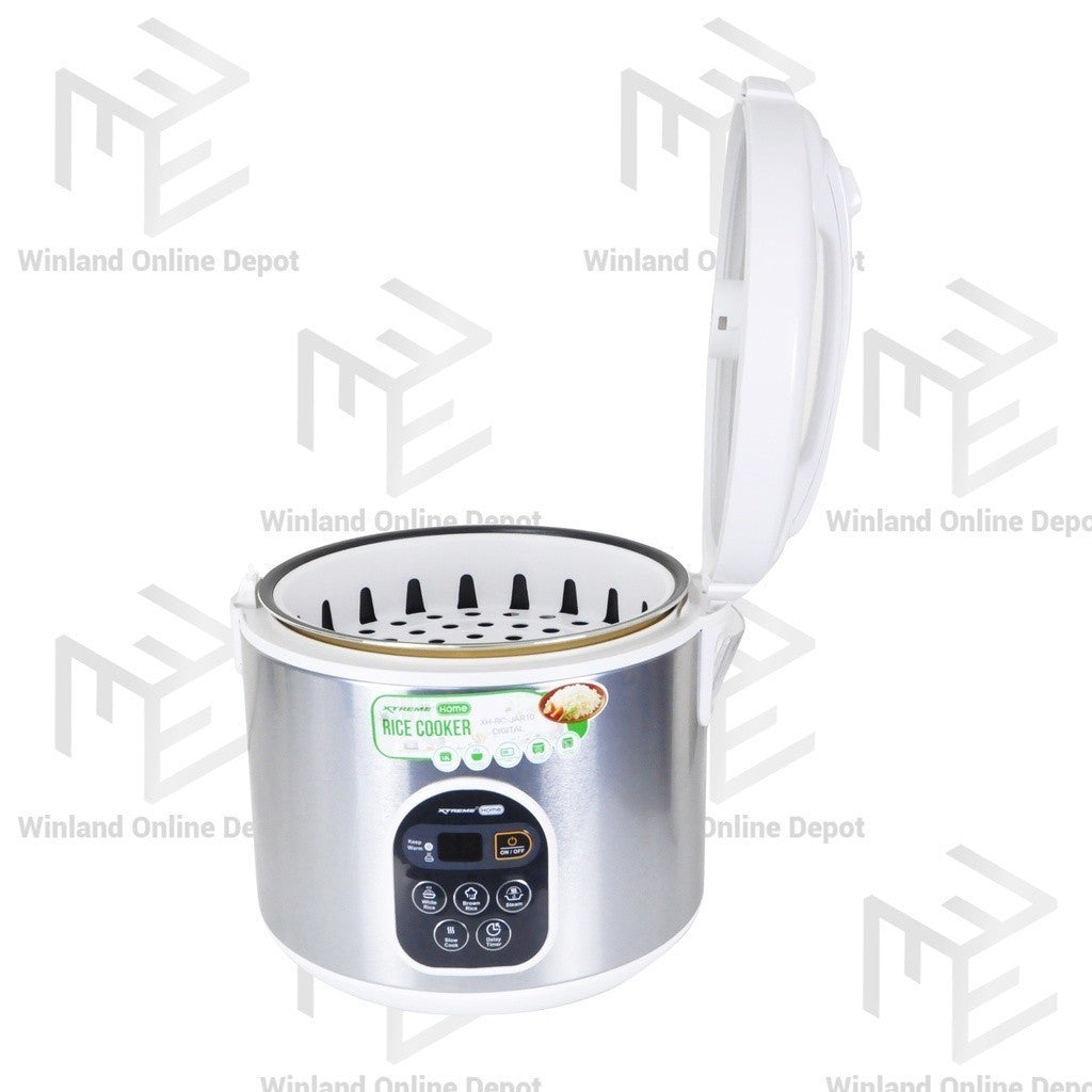 Xtreme HOME 1.8L Jar Type Digital Multi-cooker Rice Cooker/10cups XH-RC-JAR10WHITED