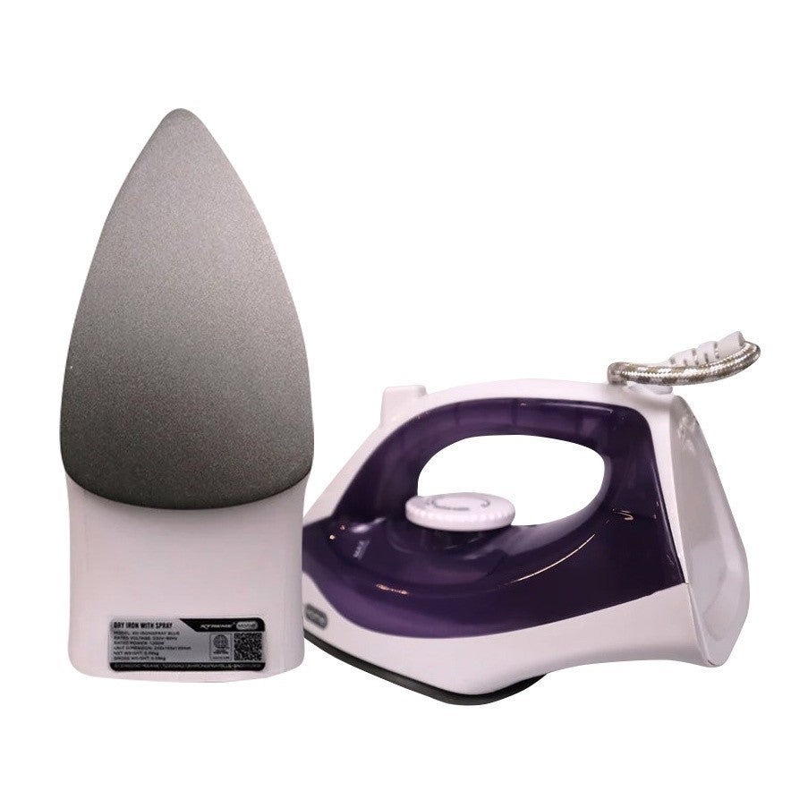 Xtreme HOME 1200w Non-stick Ceramic Soleplate Dry Iron with Spray XH-IRONSPRAY