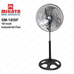 Mikata Industrial 18 Inch / 457mm Stand Fan/Electric Fan 68W MIK-SM-18-ISF