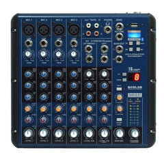 Kevler Original 8 Channel Audio Sound Mixer with DSP Effect, USB, Bluetooth,MP3 SMR-8BT