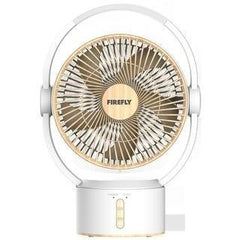 Firefly by Winland 9inch Rechargeable Circulator Fan Light/Wood Design-FEL663