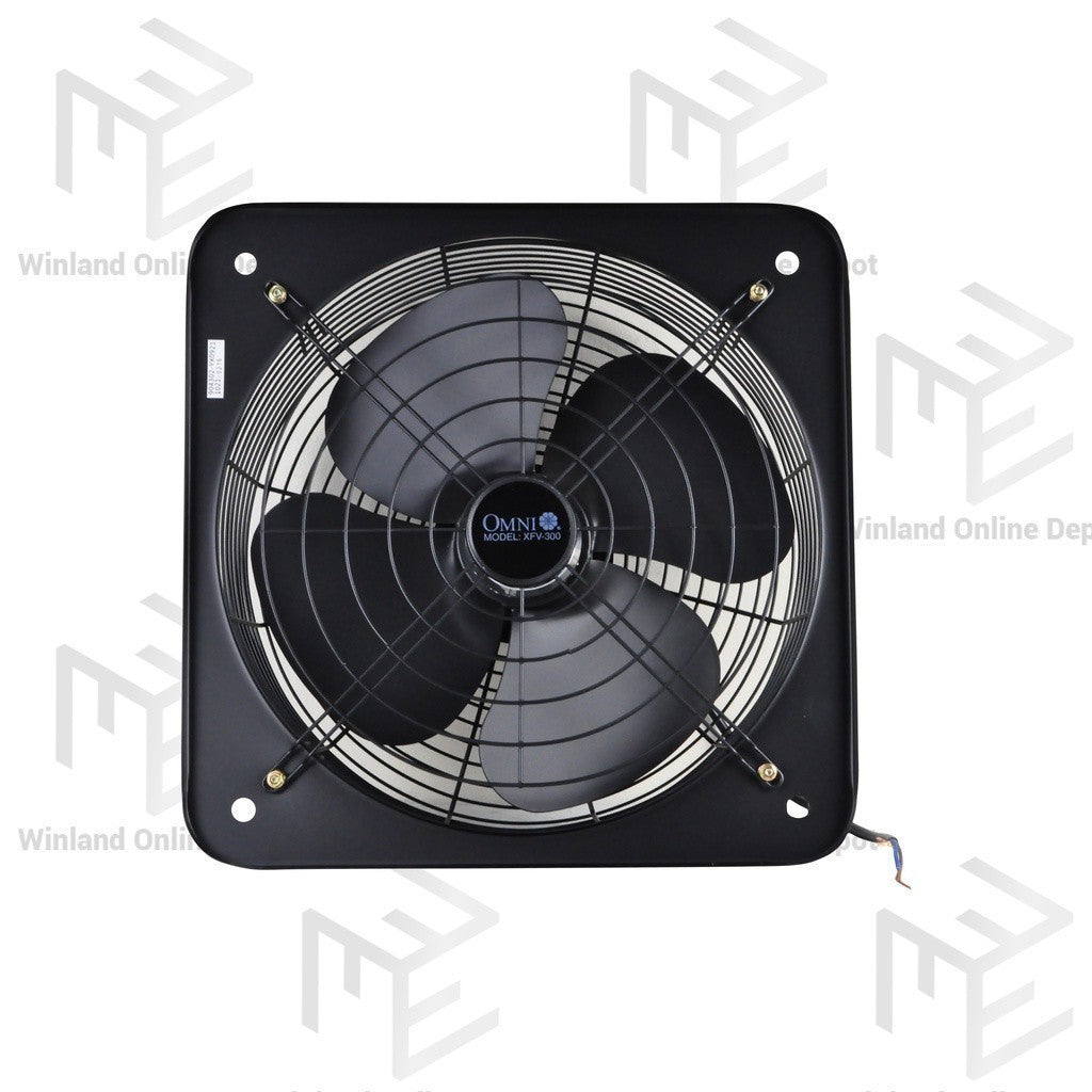 Omni by Winland Industrial Wall Mounted Exhaust Fan 12inch with Grille XFV-300