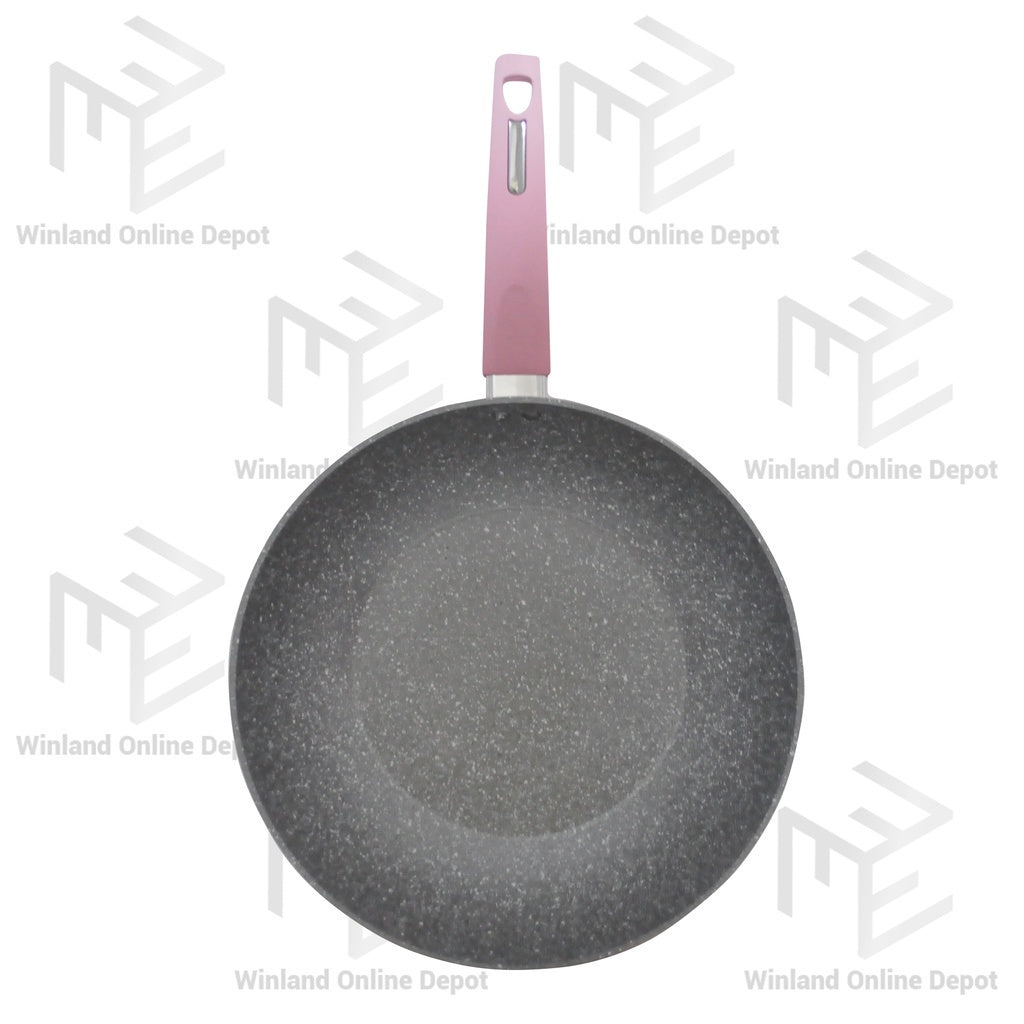 Masflex by Winland Spectrum Aluminum Non Stick Induction Wok Pan 32cm NK-C28/PNK