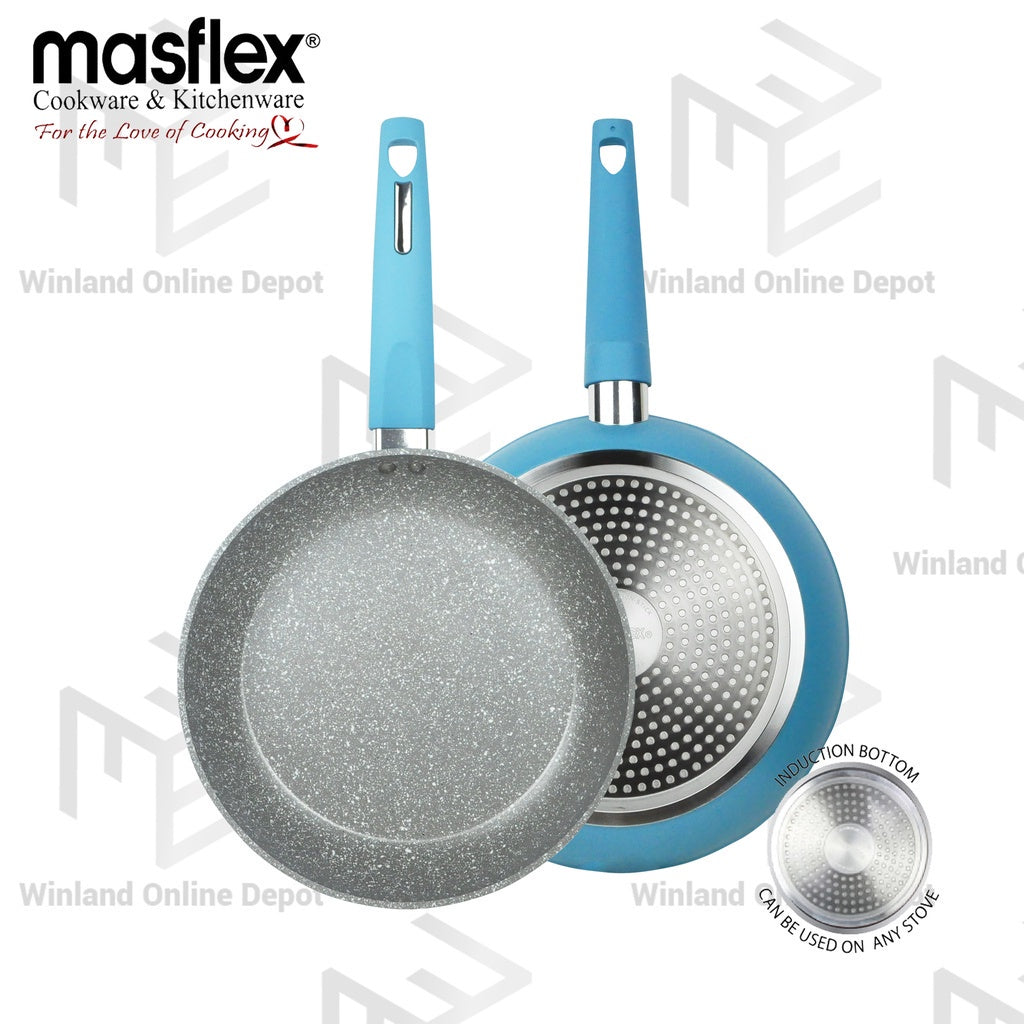 Masflex by Winland Spectrum Aluminum Non Stick Induction Fry Pan 20cm Frying Pan NK-C20/BLU