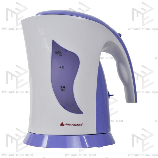 Hanabishi by Winland Electric Kettle Water Heater w/ Overheat Protection 1.2L HWK112C