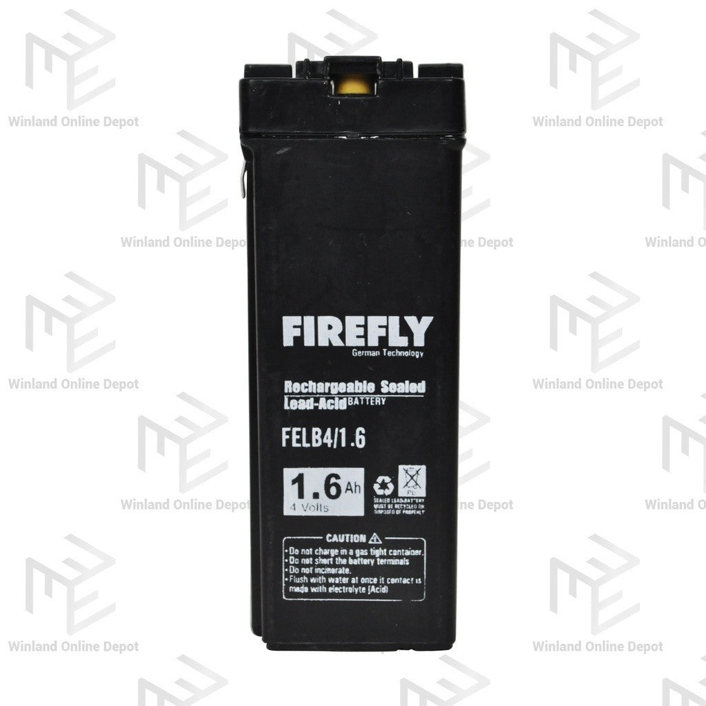 Firefly FELB4/1.6 Rechargeable Lead Acid Battery 1.6Ah 4V