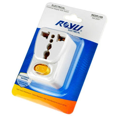 Royu 10A 250v Universal Adapter/Adaptor with Switch & 2-USB Port REDPL109
