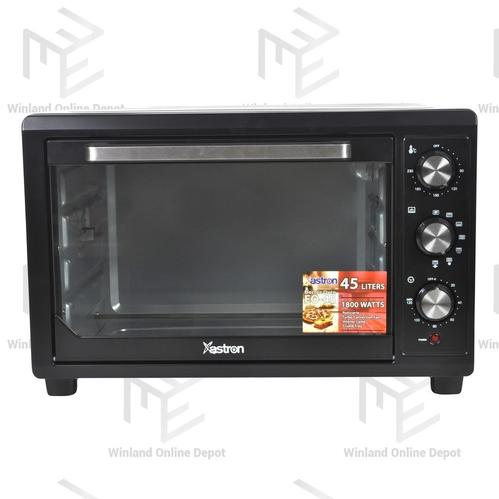 Astron by Winland Electric Convection Oven with Build-In Rotisserie and Interior Lamp 45(L) EO-45