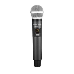 Kevler Dual UHF 1100mAh Battery Wireless Rechargeable Microphone with Dual Antenna RCM-77