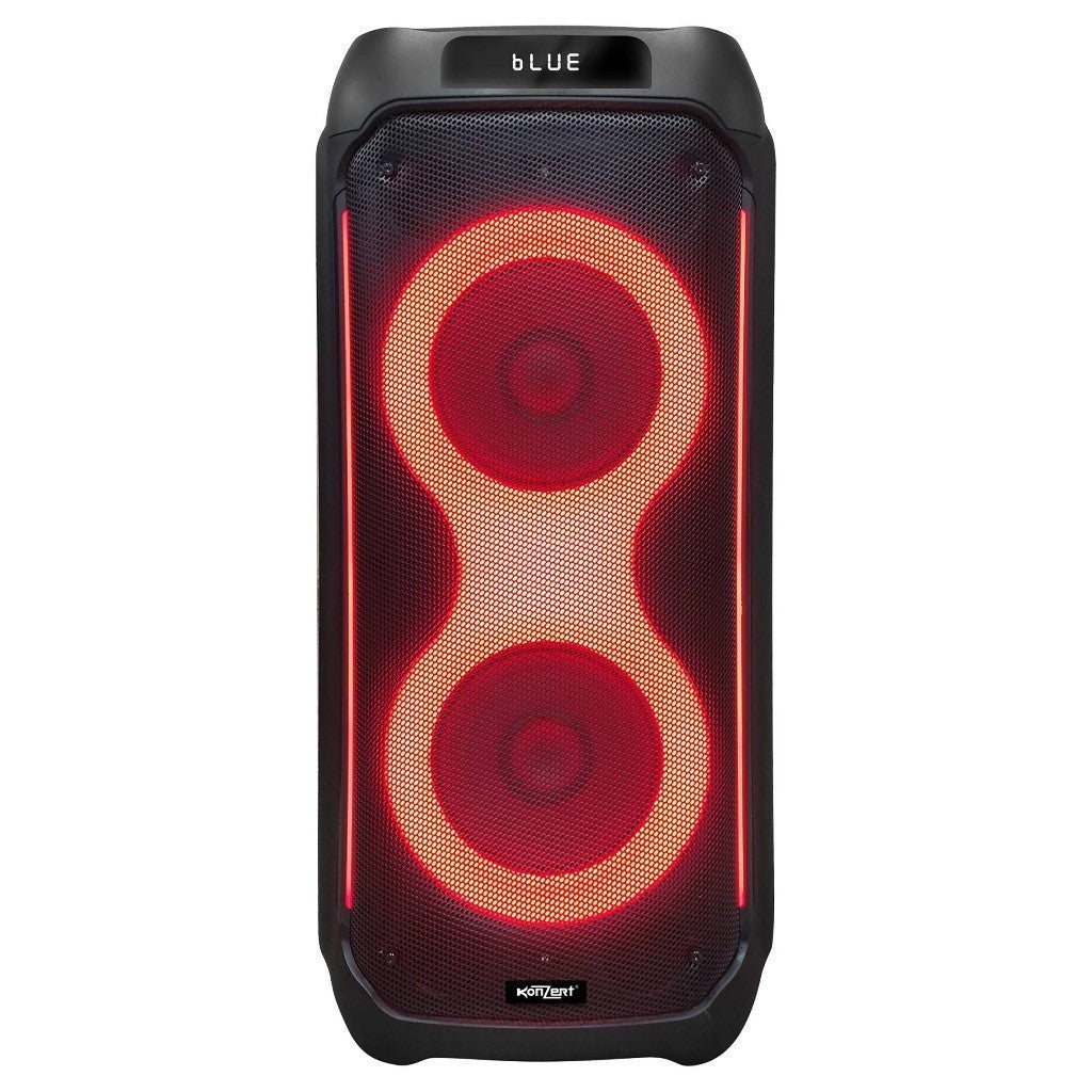 Konzert 2 x 8" Party Speaker System w/ Bluetooth+TWS, USB/microSD, Aux-in,FM Radio-5800W